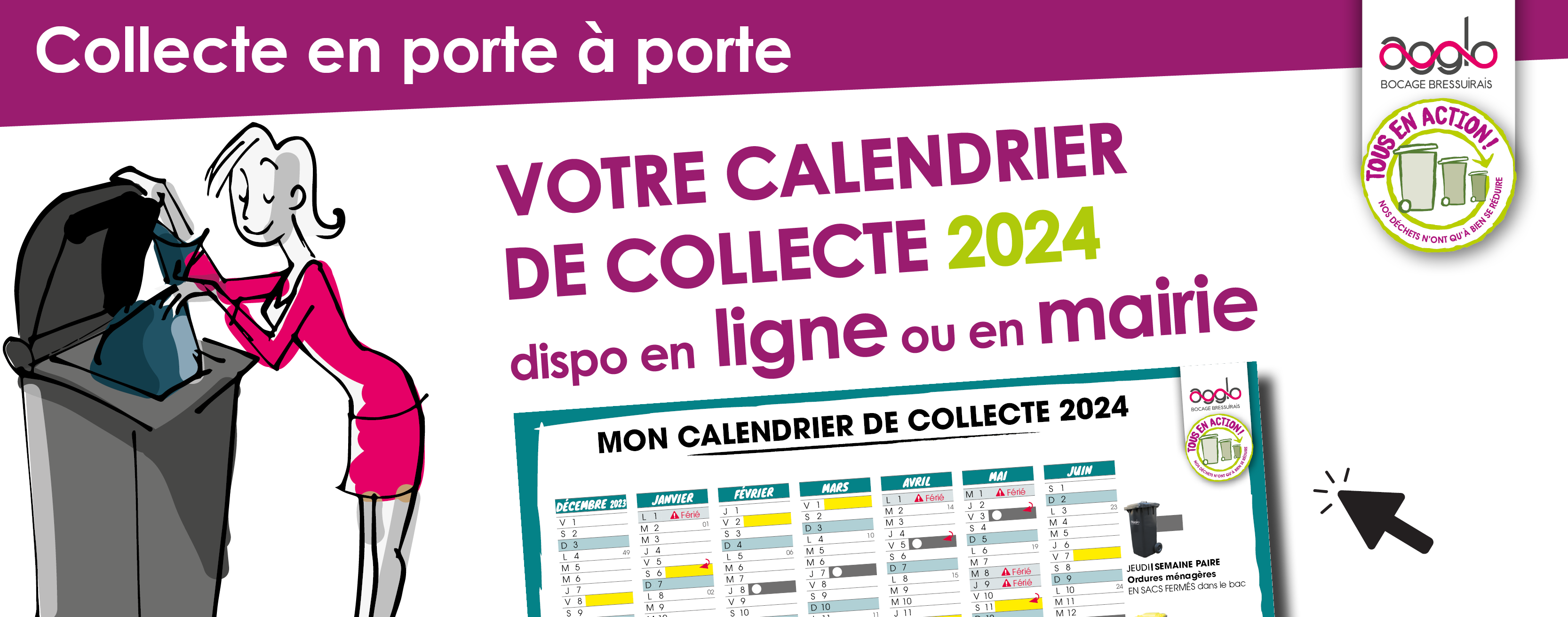 Le calendrier 2024 est arrivé - Jaligny-sur-Besbre (03220)